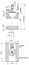 О161-80 охладитель, 70х80х100мм, М16х1,5