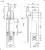 KZ-8107 выключатель концевой, регулируемый рычаг. чертеж
