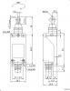 KZ-8122 выключатель концевой. Шток с роликом поперек.