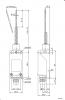 KZ-8169 выключатель концевой, "кошачий  ус". Чертеж