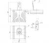 О271-110 охладитель, 110х110х100 мм, М20х1,5