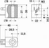 Катушка d 9мм h 30мм DC24V 4,8 Вт DIN43650B чертеж